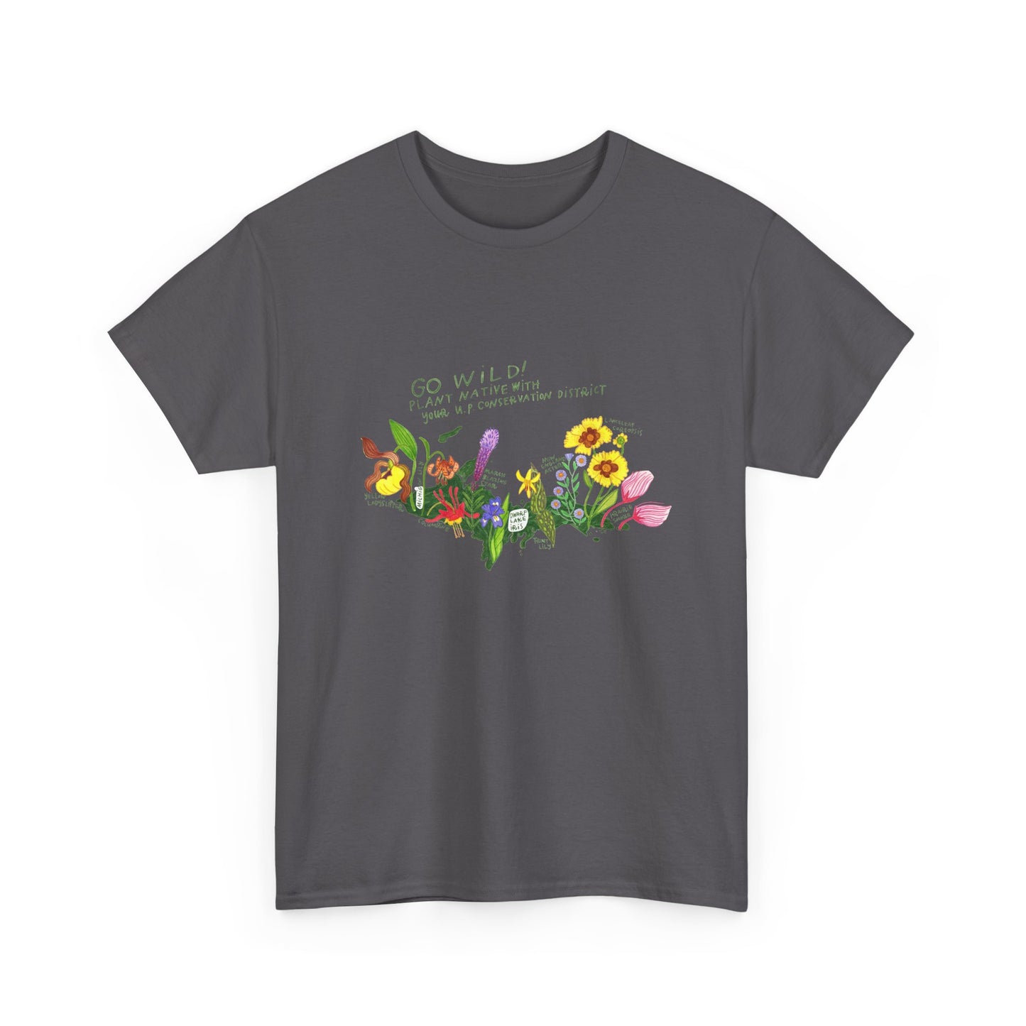 Yooper Wildflowers Unisex Heavy Cotton Tee