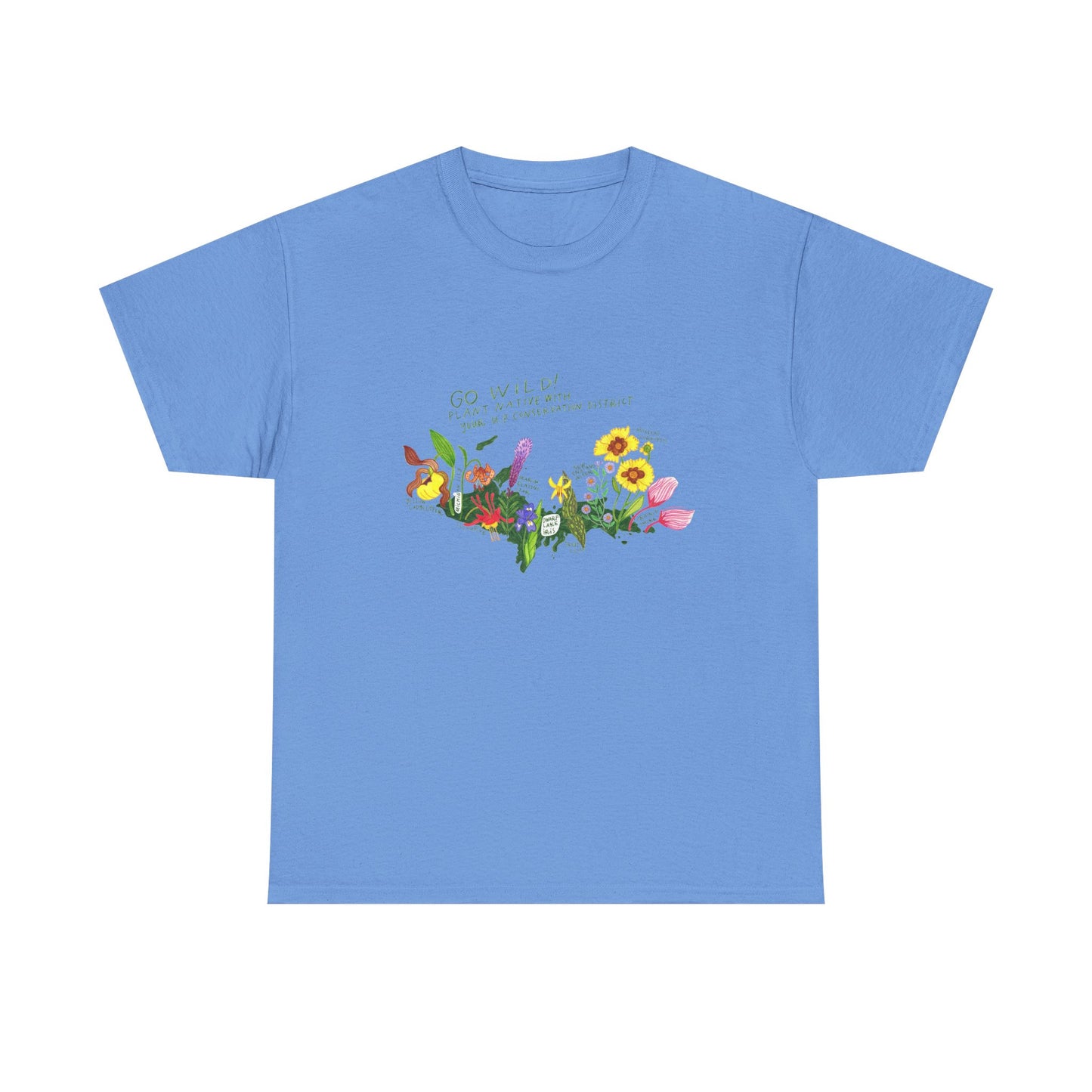 Yooper Wildflowers Unisex Heavy Cotton Tee