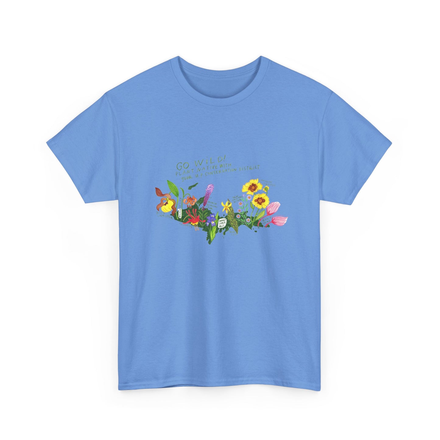 Yooper Wildflowers Unisex Heavy Cotton Tee