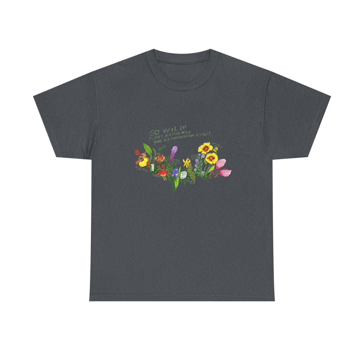Yooper Wildflowers Unisex Heavy Cotton Tee