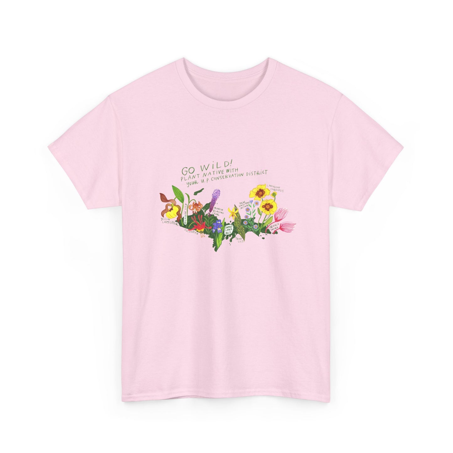 Yooper Wildflowers Unisex Heavy Cotton Tee