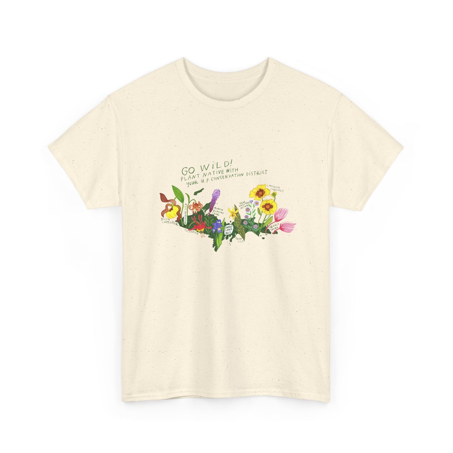 Yooper Wildflowers Unisex Heavy Cotton Tee