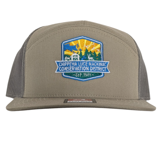 CLMCD 7 panel Snapback Hat - Loden