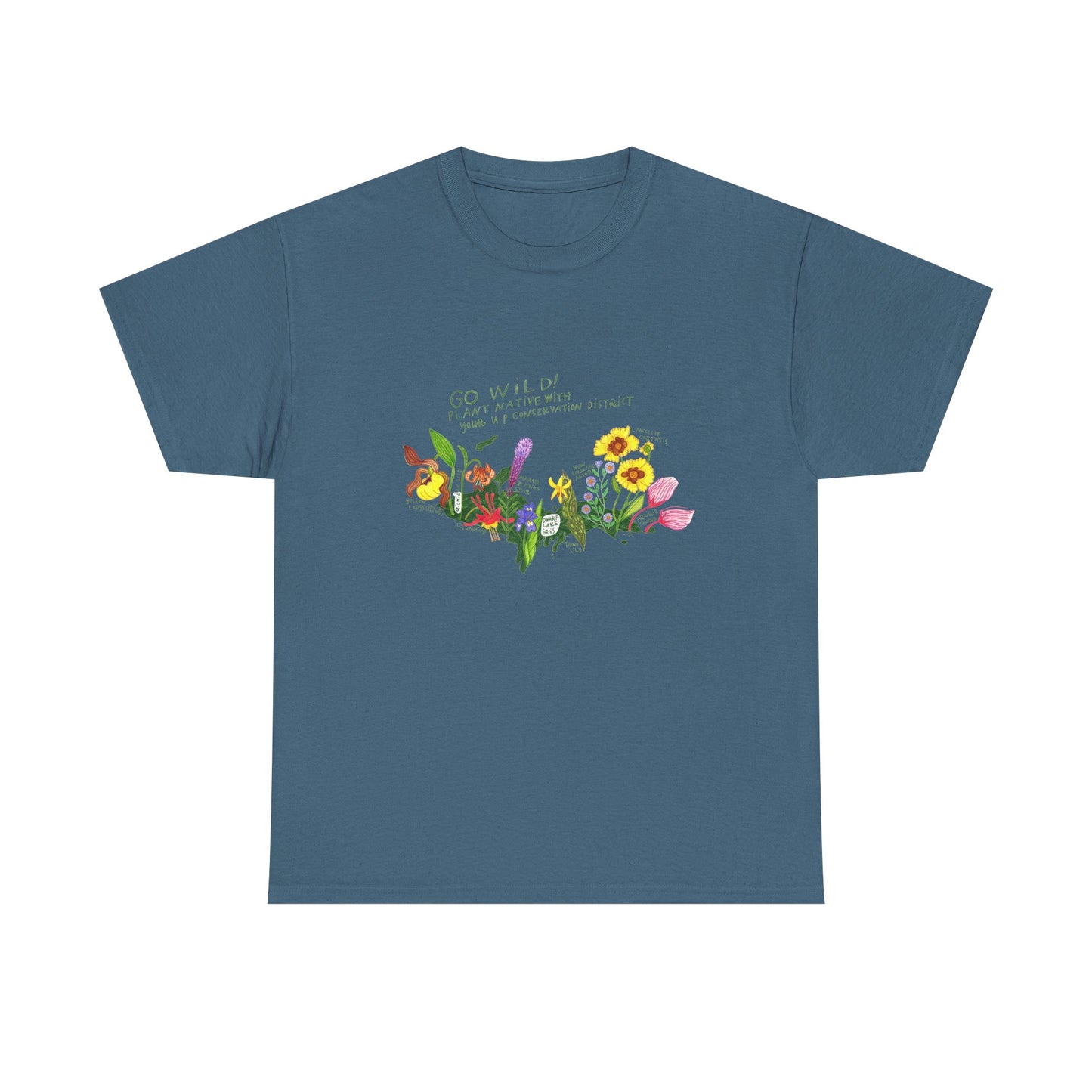 Yooper Wildflowers Unisex Heavy Cotton Tee