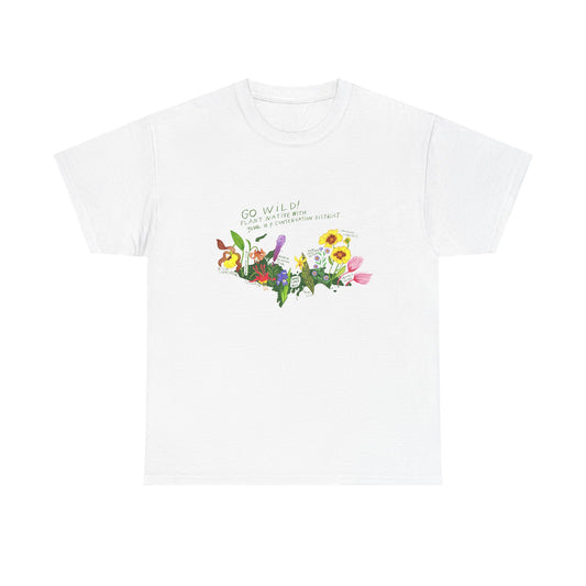 Yooper Wildflowers Unisex Heavy Cotton Tee
