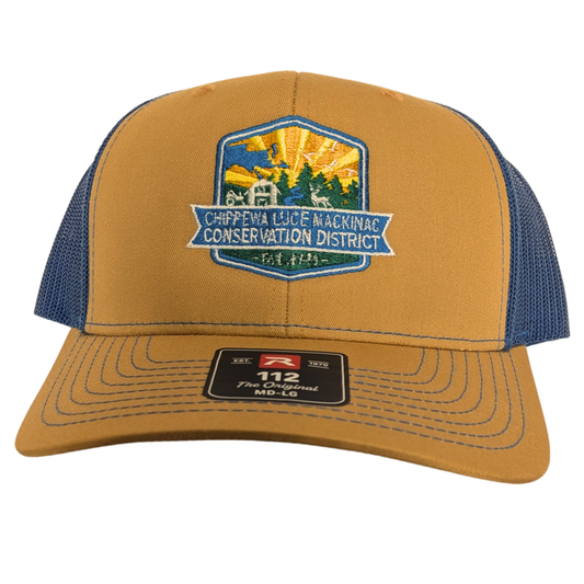 CLMCD Snapback Hat - Biscuit & True Blue